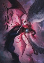 Kaalia of the Vast (22/54) Art Card (AMH3) - Gold-Stamped Signature