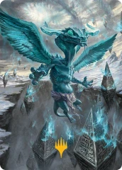 Ugin, Eye of the Storms (47/54) Art Card (ATDM) - Gold-Stamped Signature