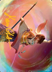 Yuna, Grand Summoner (22/53) Art Card (AFIN) - Gold-Stamped Signature